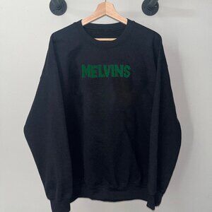Black Green The Melvins 80s Indie Rock Band Music Retro Crewneck Sweatshirt